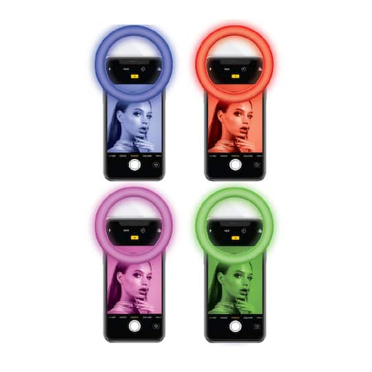 Bower White & RGB LED Clip-On Rechargeable Selfie Light